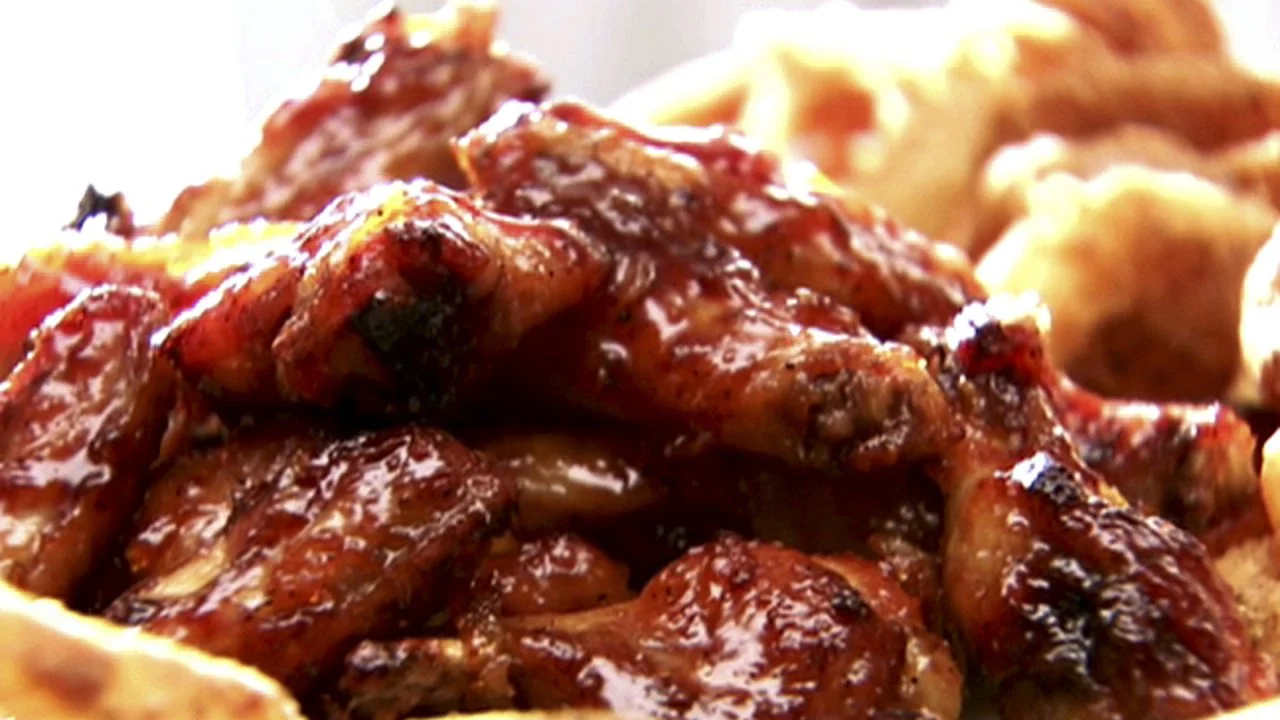 Spicy Sweet Sticky Wings