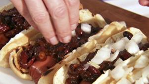 Three-Bean Chili Dogs