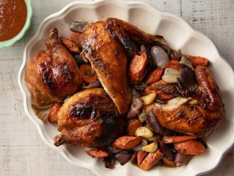 Spatchcock BBQ Chicken