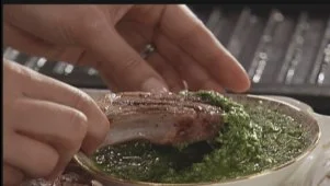 Lamb Chops With Mint Pesto