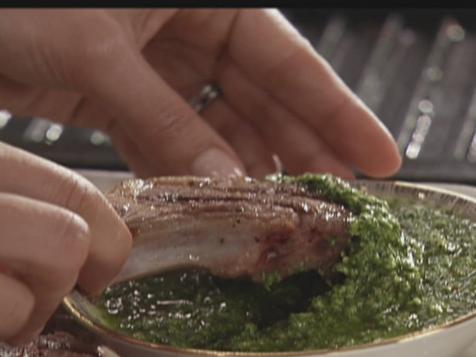 Lamb Chops With Mint Pesto
