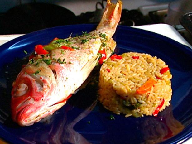 baked recipes snapper in foil Snapper Food Network Recipe Red   Oven Baked