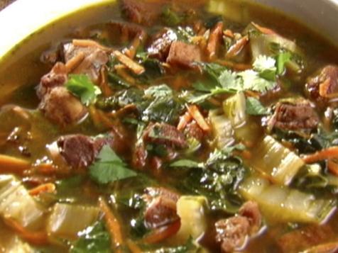 5-Spice Stir-Fry Chicken Soup