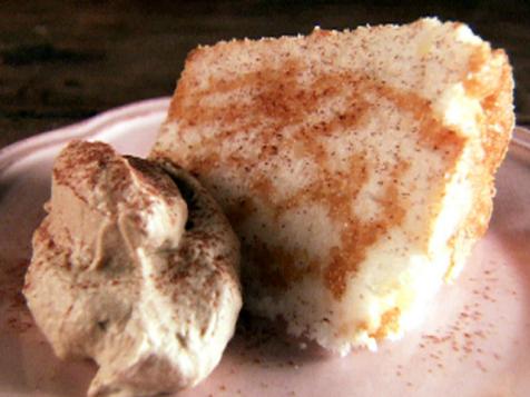 Angel Food Cake with Espresso Mascarpone Cream