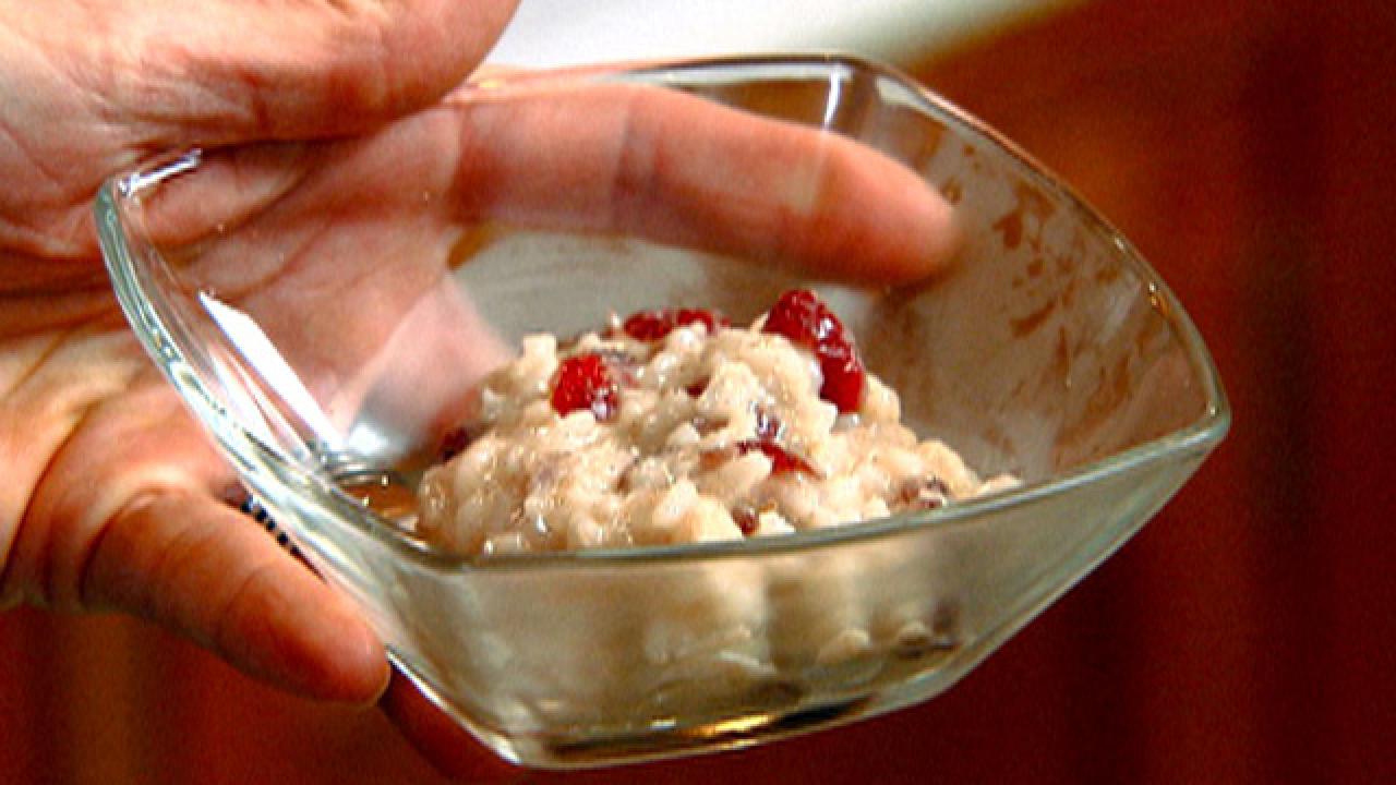 Rice Pudding with Cranberries