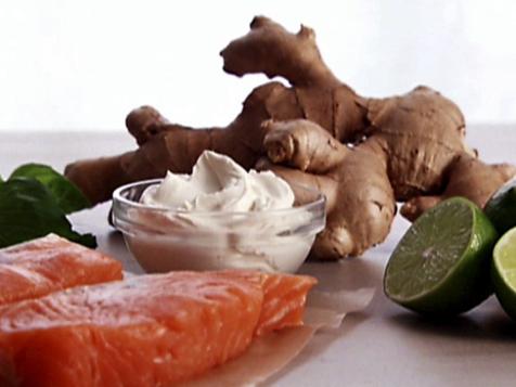Ginger Poached Salmon