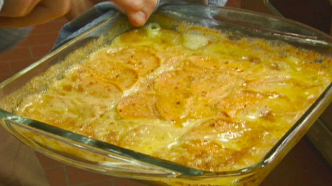 Chile Scalloped Sweet Potatoes