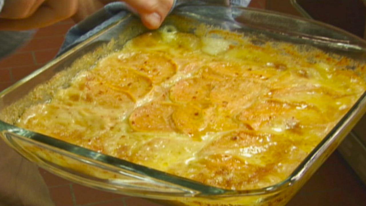 Chile Scalloped Sweet Potatoes
