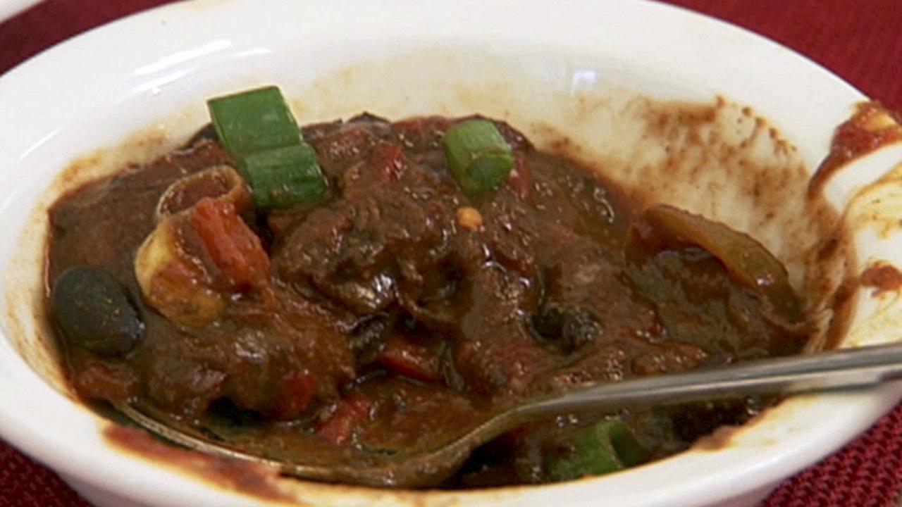 Eating Spicy Chili in Los Angeles