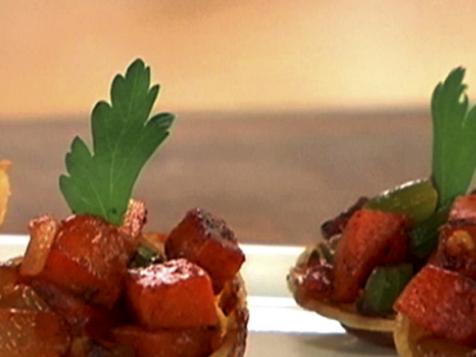 Bacon Cups & Sweet Potato Hash