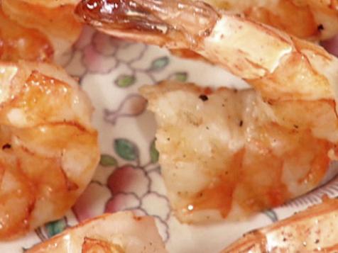 Grilled Prawns, Caper Tzatziki