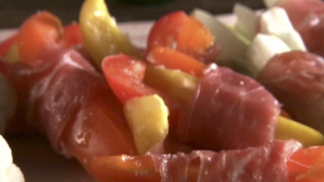Prosciutto-Wrapped Crudites