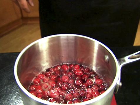 Fresh Cranberry Cosmo Cocktail