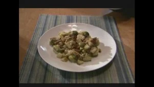 Bacon-Cheese Brussels Sprouts
