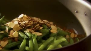 Green Beans, Onions & Almonds