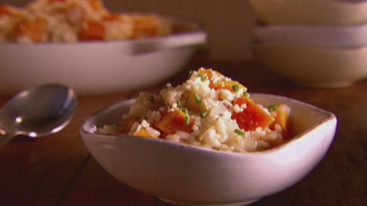 Squash and Vanilla Risotto