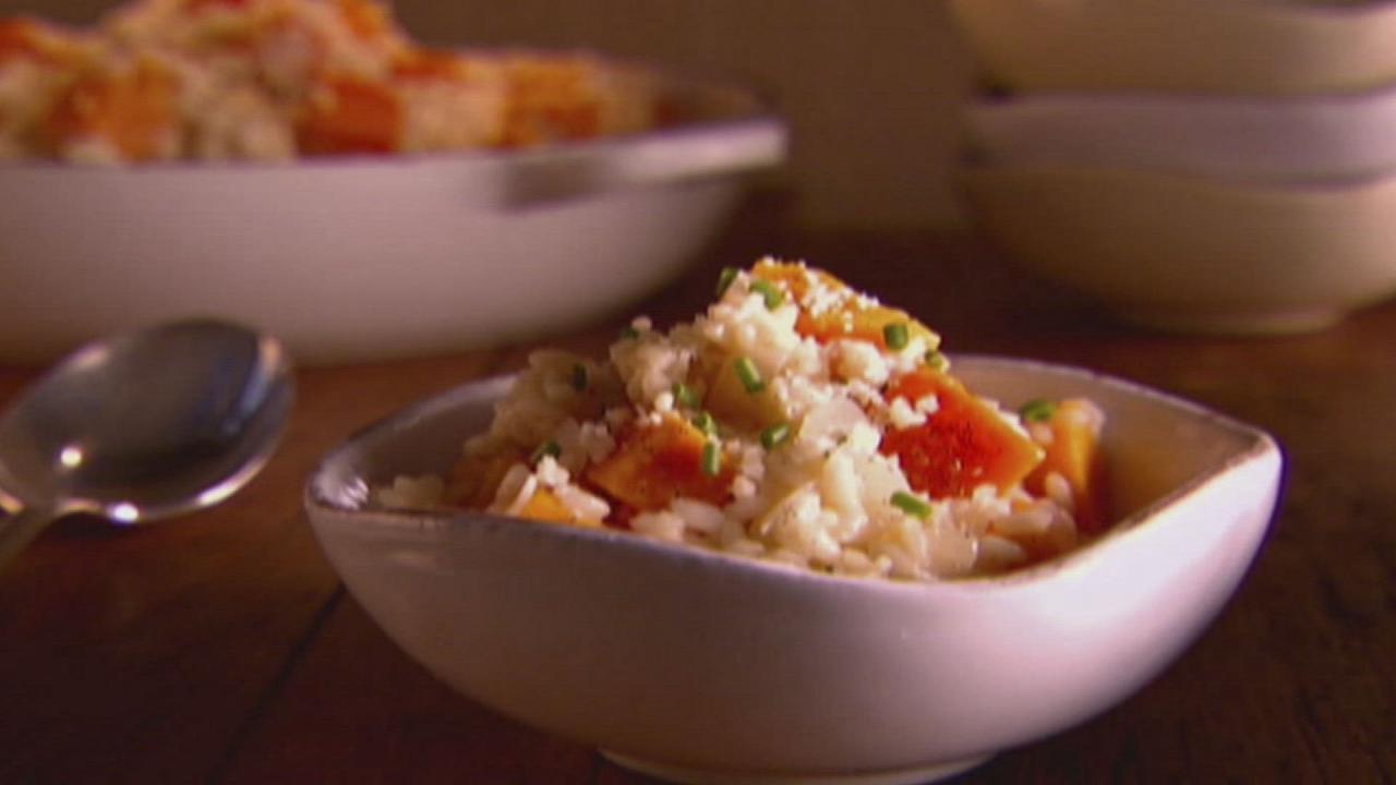 Squash and Vanilla Risotto