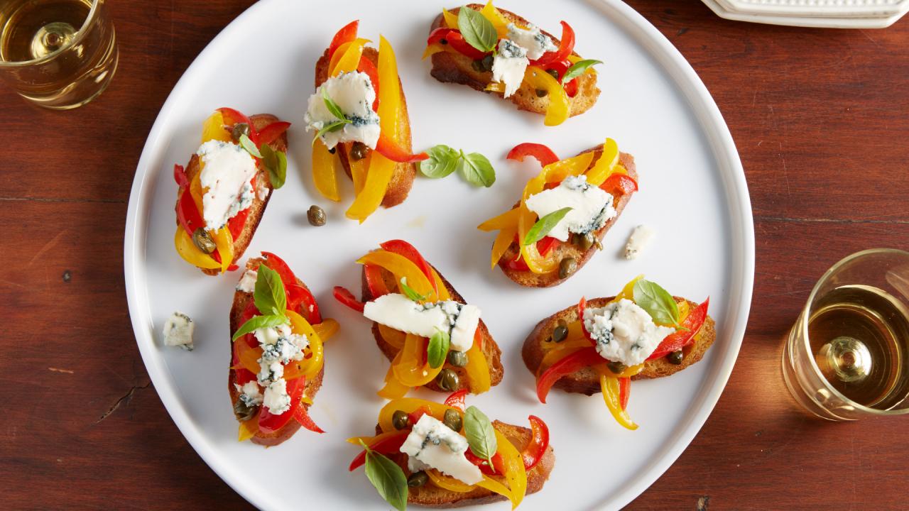 Sweet Pepper Bruschetta