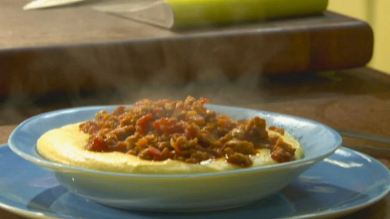 Turkey Ragu With Polenta