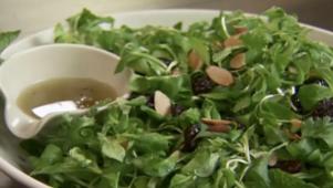 Cherry, Almond and Herb Salad