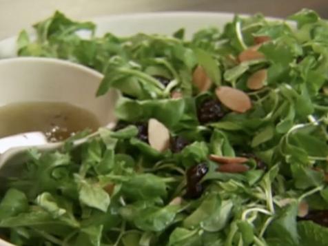 Cherry, Almond and Herb Salad