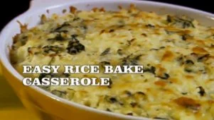 Easy Rice Bake Casserole