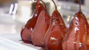 Spiced Red Wine Poached Pears