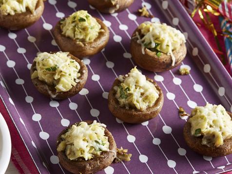 Artichoke Stuffed Mushrooms