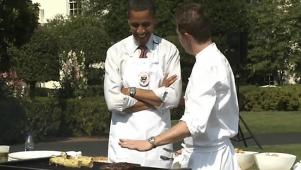 Bobby Flay Grills With Obama
