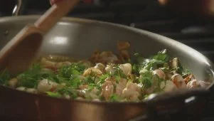 Shrimp With Toasted Garlic