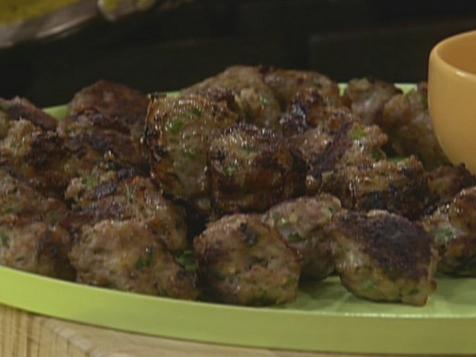 Shrimp and Pork Balls with Spicy Lime Dipping Sauce