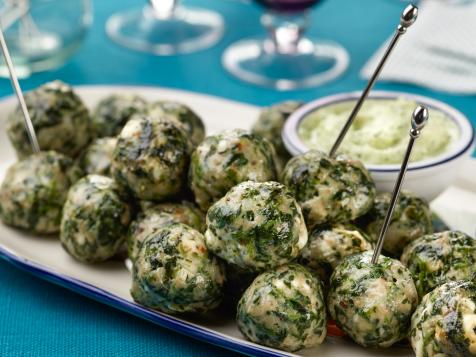 Spanikopita Chicken Meatballs