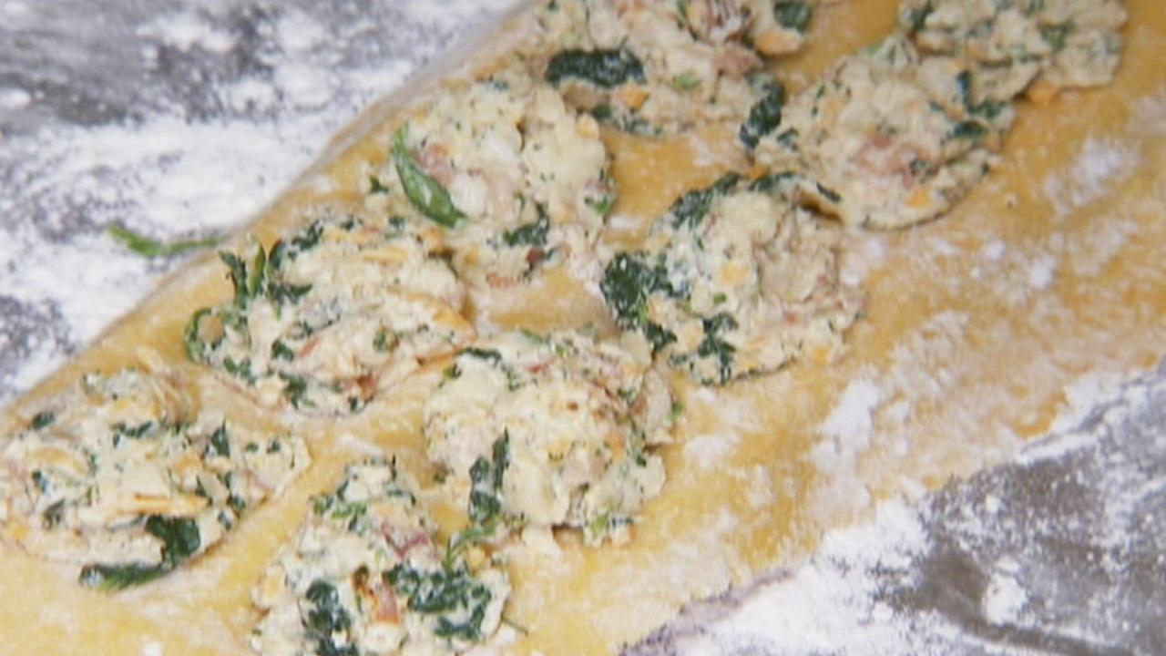 Barbecued Chicken Ravioli