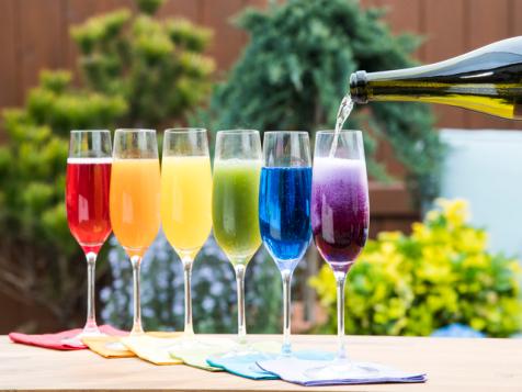 Rainbow Mimosas