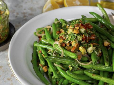 Green Beans with Almond Gremol