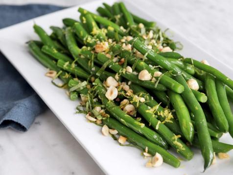 Green Beans with Toasted Hazel