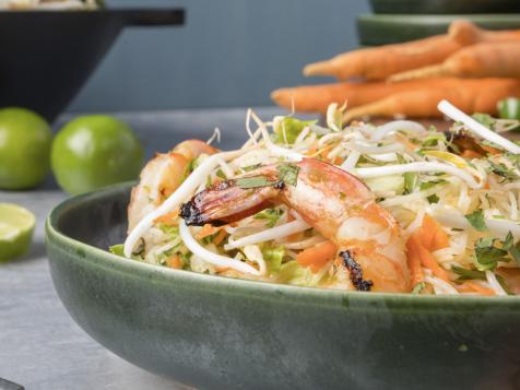 Rice Noodle Shrimp Salad