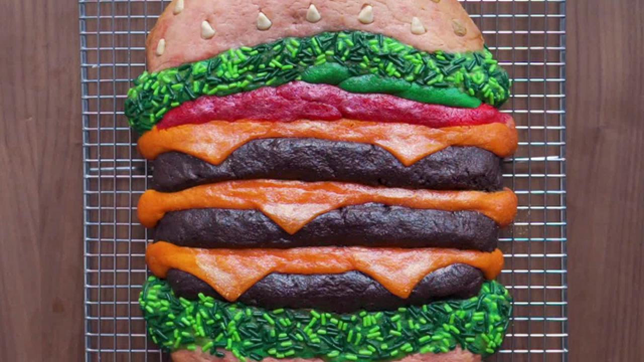 Oversize Burger Cookie