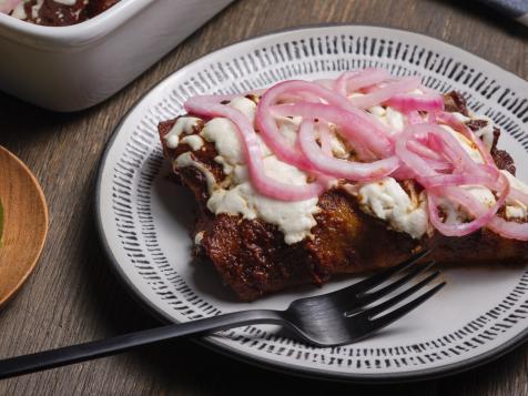 Red Pork Enchiladas
