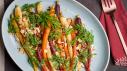 Roasted Rainbow Carrot Salad