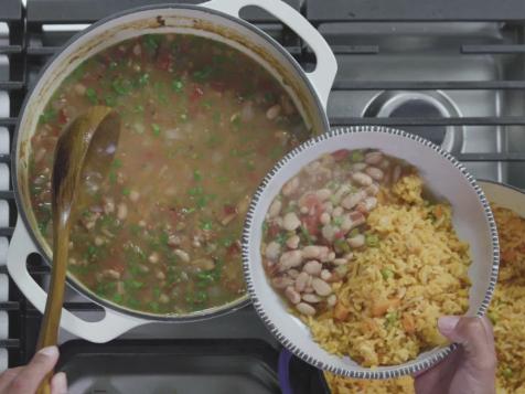Drunken Rice and Beans