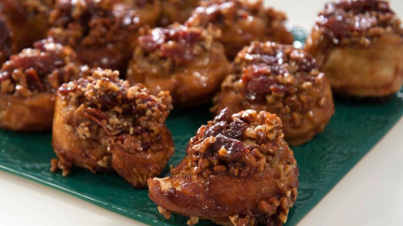 Pecan Sticky Buns with Bacon