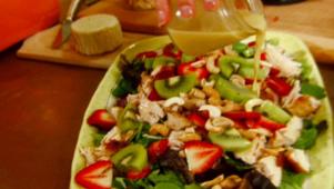 Turkey Strawberry Salad