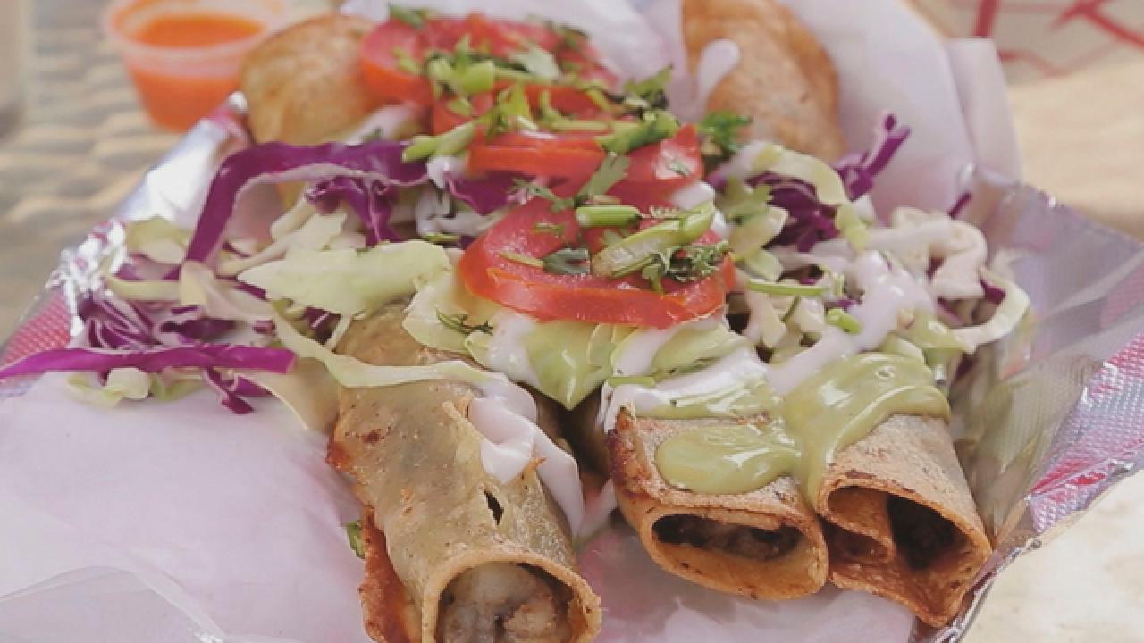 Black Bean and Potato Flautas