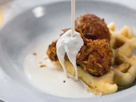 Smoked Cauliflower with Waffle