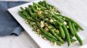 Green Beans with Toasted Hazel