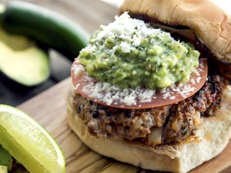 Chorizo Burgers with Tomatillo