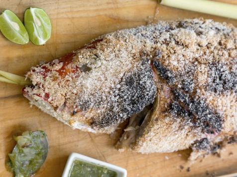 Salt-Crusted Whole Fish (Plaa