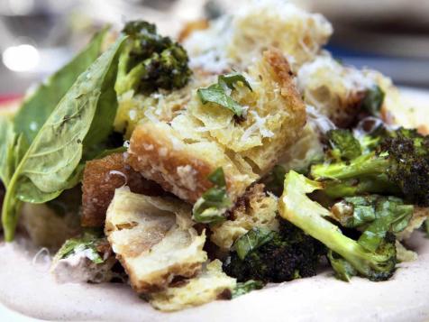 Broccoli Panzanella with Walnu