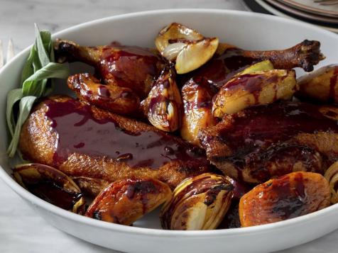 Duck with Apples and Onions